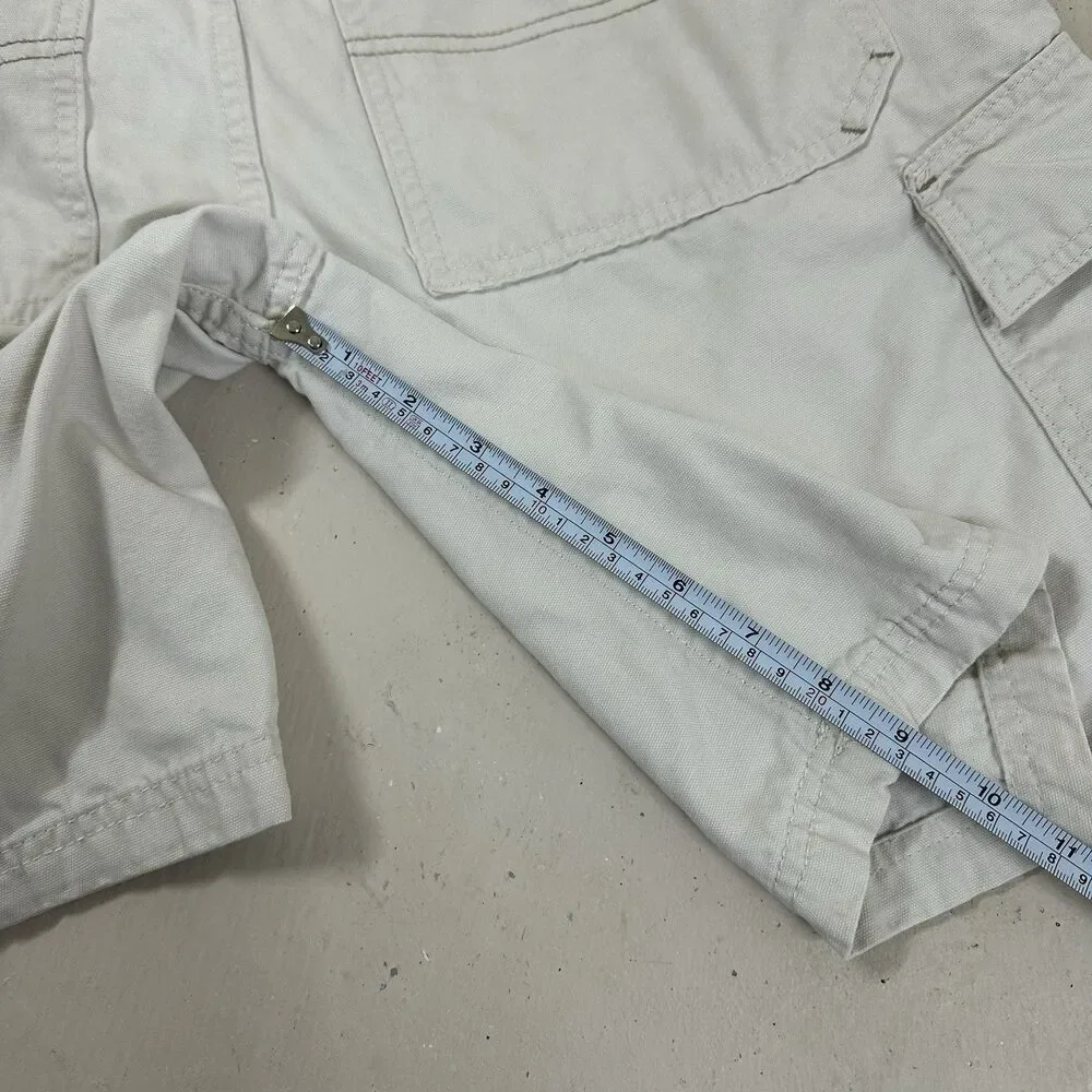 Wolverine Shorts 34 Khaki Cargo Work Cotton Canvas Men’s Durable